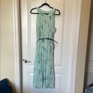 Tommy Hilfiger Green Halter Maxi Dress